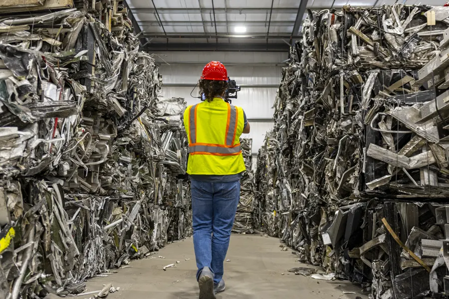 Aluminum recycling operations at Schupan