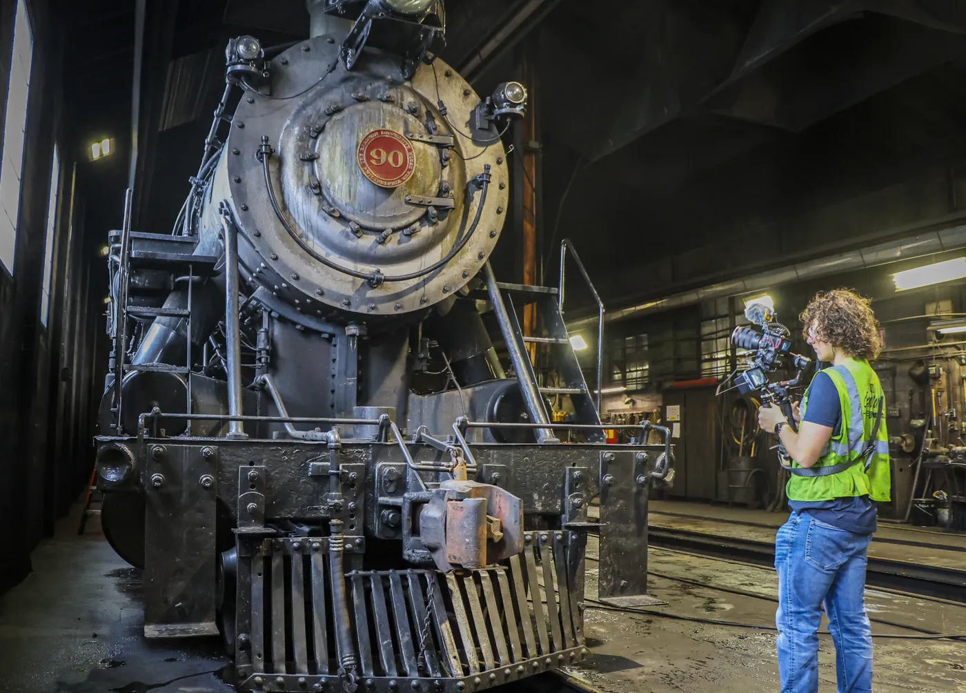 A steam locomotive of the Strasburg Rail Road